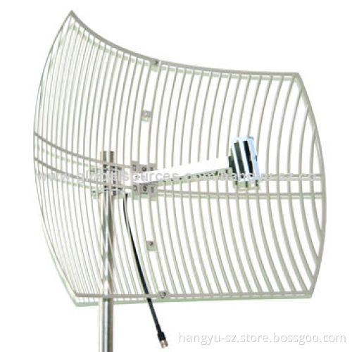 Grid Parabolic Antenna with 22dBi Gain and 1,800 to 2,170MHz Frequencies